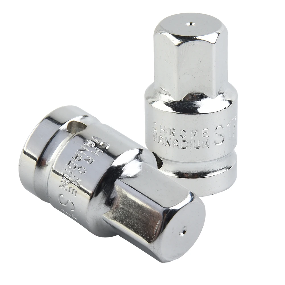

2pcs 1/2" Hex Special Oil Pan Screw Socket Wrench Head Hand Tool Universal Hexagonal Head Hex Socket Wrench Auto Repair Tools
