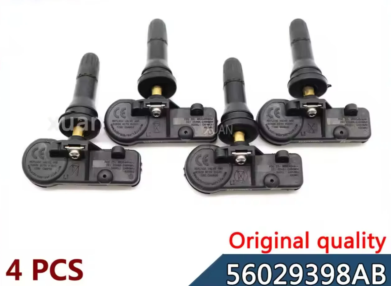 

новые 4шт 56029398 Датчик давления в шинах AB TPMS для Jeep Wrangler Grand Cherokee Challenger Dodge