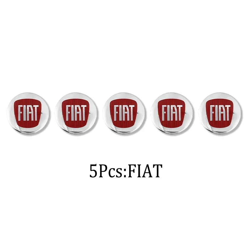 

3D наклейки на ключи автомобиля, эмблема FIAT, водонепроницаемые металлические наклейки, подходят для 500 Panda Doblo Ducato Abarth Pulse Strada Tipo Grande Punto и т. д.