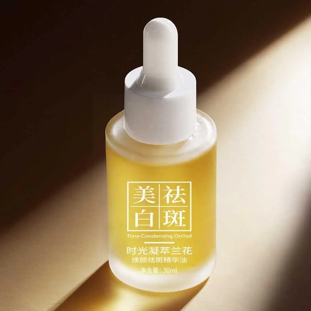

Natural Orchid Essence Oil Dark Spot Corrector Whitening Freckle Care Face Bleaching Serum Serum Remover Skin Blemish Brigh D5D5