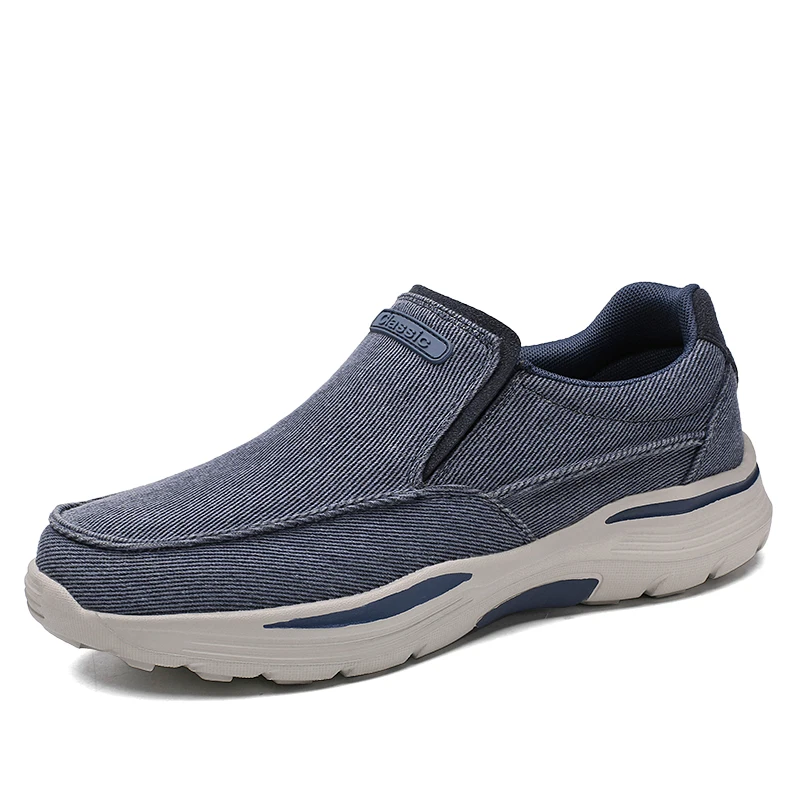 

Men's Casual Shoes Canvas Breathable Loafers Men Comfortable Outdoor Walking Shoes Classic Loafers Men Sneakers Plus Size 47 48