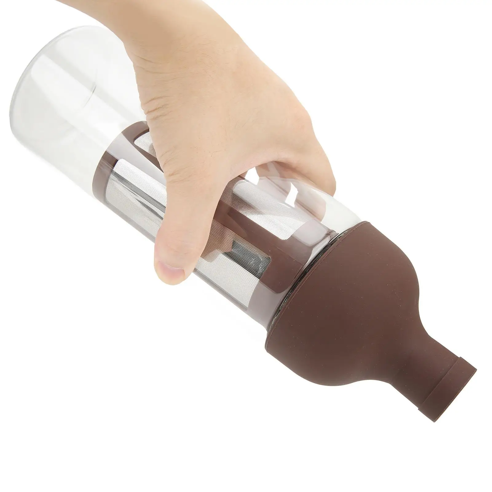 Двухслойный кофейник для холодного приготовления с фильтром из нержавеющей