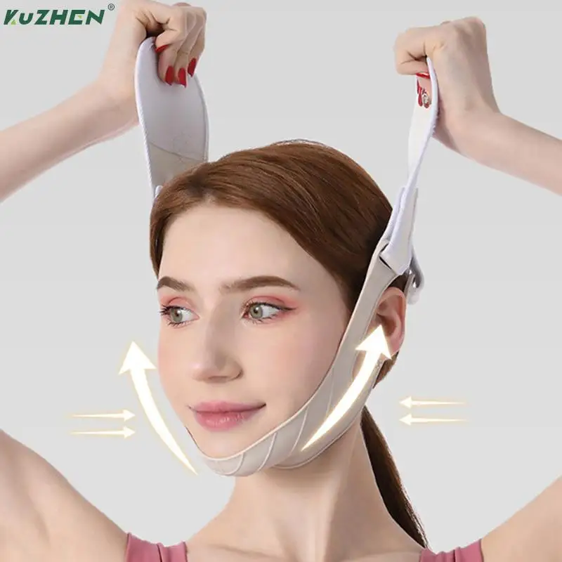 

Silicone Face Slimming Bandage Women Chin Cheek Lift Up Belt V Line Face Shaper Facial Anti Wrinkle Strap Skin Care Beauty Tools