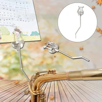 alto tenor saxophone sheet music clip musical instrument accessories sax lyre clamp on holder iron spectrum clip