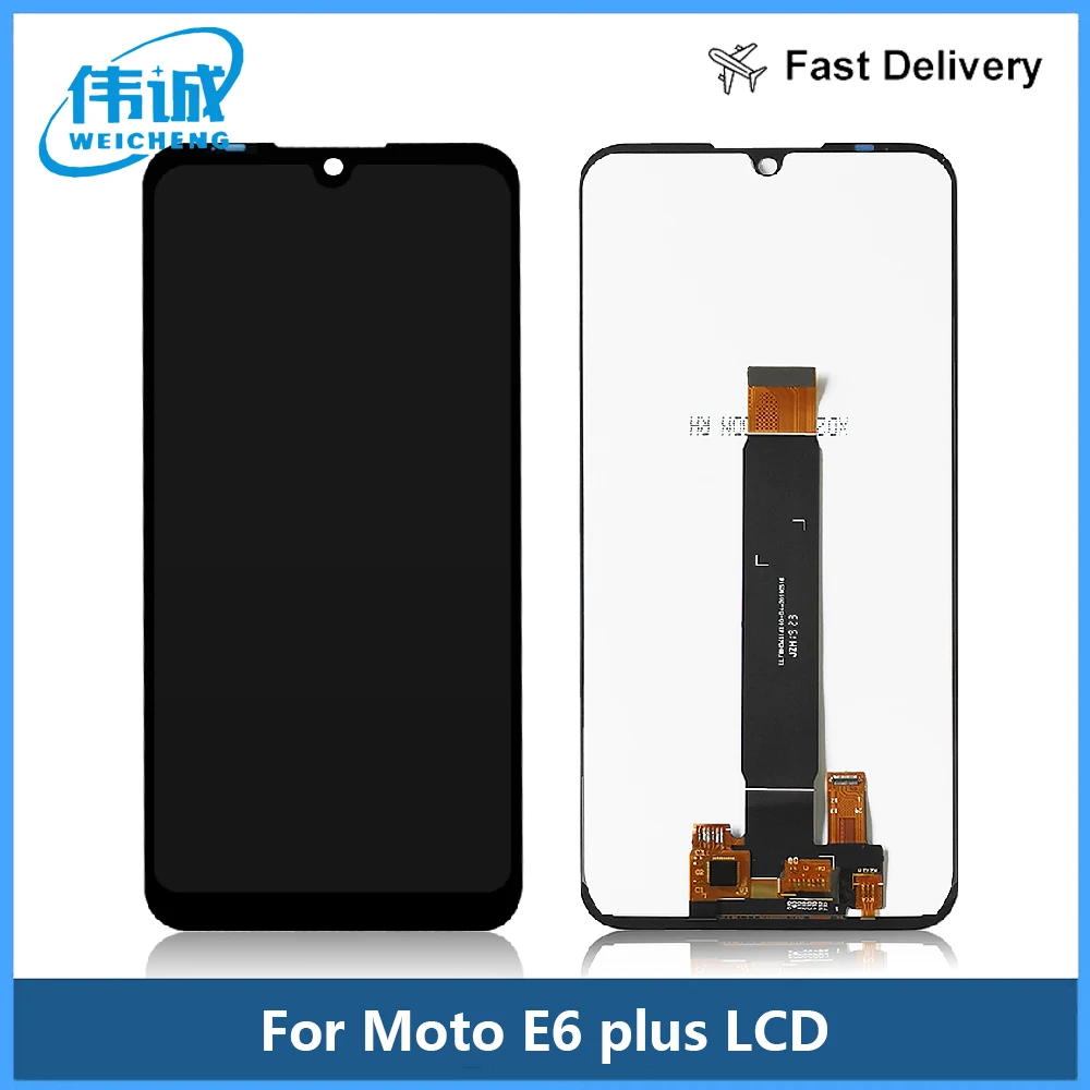 Новый ЖК-дисплей для Motorola Moto E6 Plus XT2025 XT2025-1 XT2025-2 с дигитайзером сенсорного экрана в