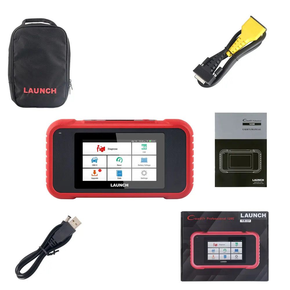 

LAUNCH CRP129E Professional Auto Engine ABS Airbag AT OBD2 Scanner Diagnostic Tools with EPB Oil SAS ETS TMPS Reset Free Update
