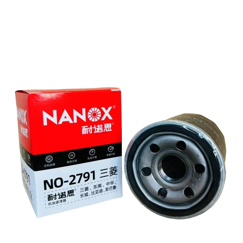 Масляный фильтр двигателя автомобиля Nanox для Mitsubishi Outlander Pajero Sport Asx Lancer Subaru Forester Md