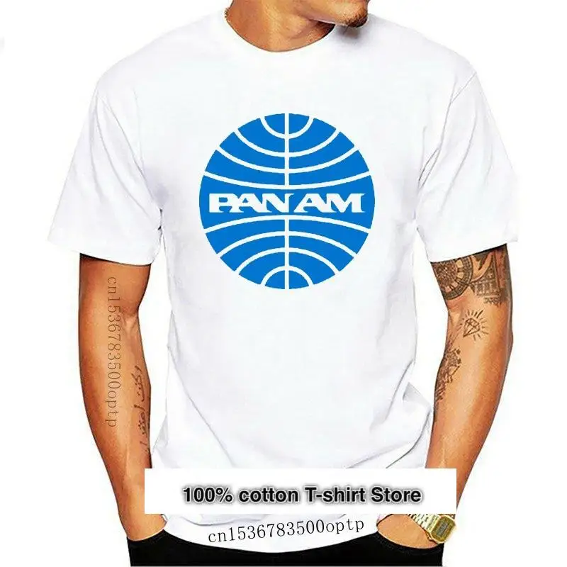 

Новая футболка Z0480 Pan Am Vintage Airlines Flight Usa America 2021 York Fun Cool Ggg24 Design Style 2021 Fashion с коротким рукавом