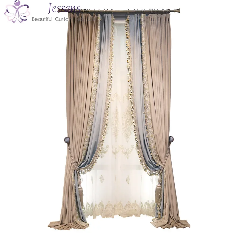 Тканевая затемняющая занавеска для гостиной спальни