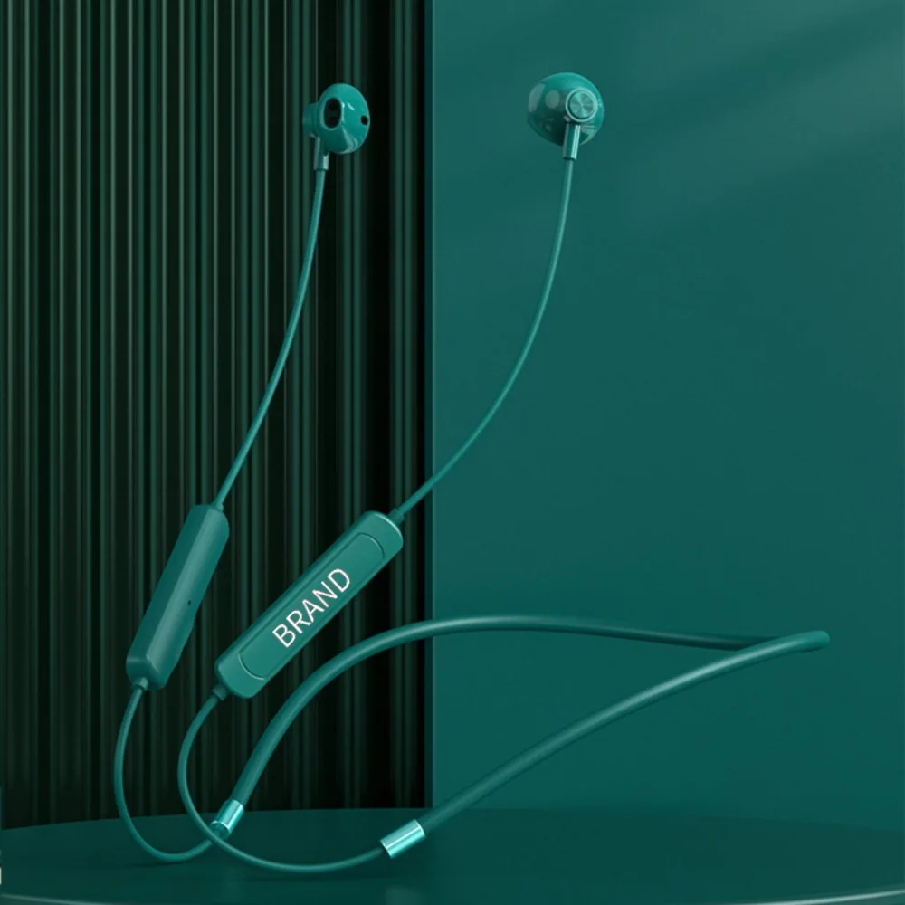 

5.0 Chip Bilateral Stereo HIFI Sound Anti Noise Bluetooth Earphone Neckband Earphone Wireless Headset Neckband Earbuds