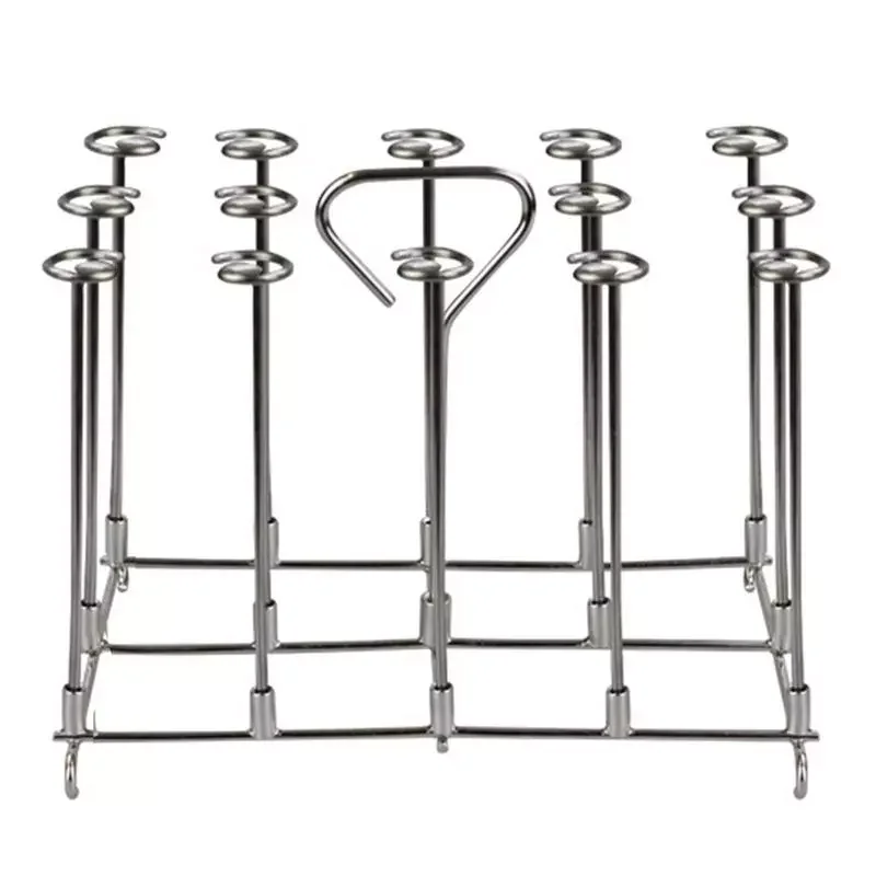 

Steel Skewers Rack Holder Grills Dehydration Racks Air Fryer Skewer Stand For Kitchen Cooking And Baking Kabobs