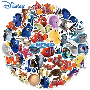50pcs disney finding nemo stickers childrens toys laptop guitar mobile phone luggage cartoon stickers childrens anime gift free global shipping