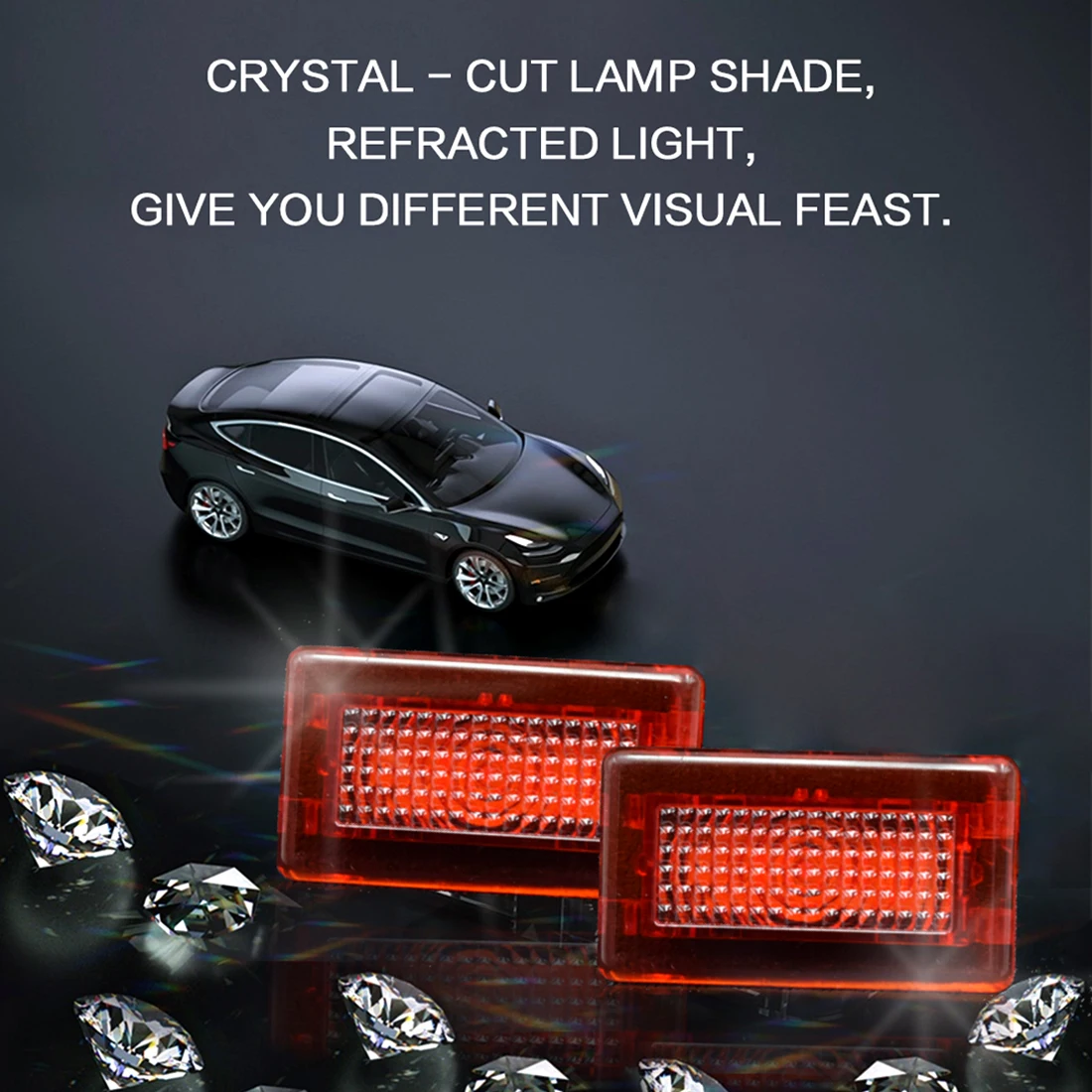 Светодиодные Сигнальные огни для дверей автомобиля Tesla Model 3 Y X S автомобильные