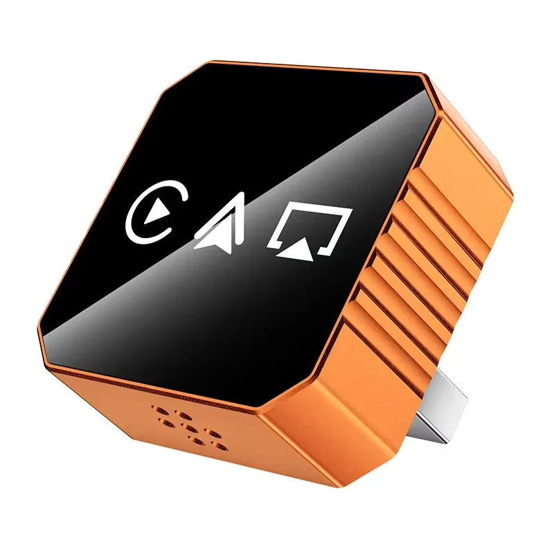 

Беспроводной адаптер Lenovo 4-в-1 для CarPlay и Android Auto с функцией дублирования экрана, поддержка iOS CarPlay/Android Auto, проводное и беспроводное подключение для автомобиля