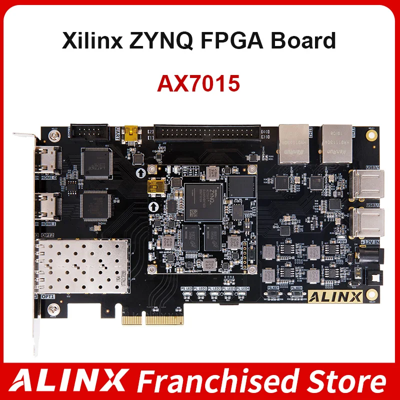 

ALINX AX7015 XILINX Zynq-7000 SoC XC7Z015 ZYNQ ARM 7015 SoMs FPGA Development Board PCIE HDMI Zedboard