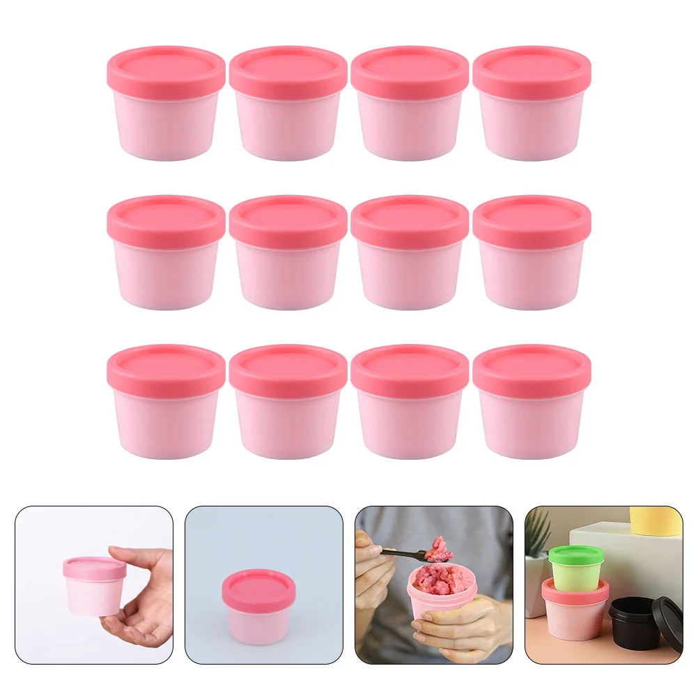 

12 Pcs Mask Bottle Box Sub-packing Jars Lotion Face Multipurpose Container Travel Storage Containers Lids Empty Cream Straight