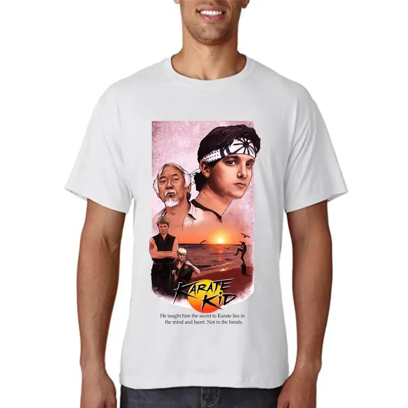 Белая детская футболка-постер Karate V6 все размеры S...5Xl