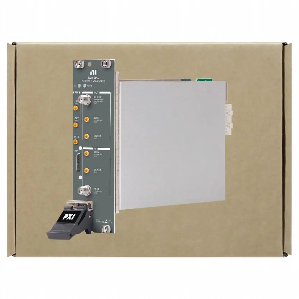 Фото Векторный генератор-анализатор сигналов NI PXIe-5841 6 ГГц/1 ГГц, плата PXI, FPGA, реальное время, от 9 кГц до 6 ГГц, оригинальный, акция №1