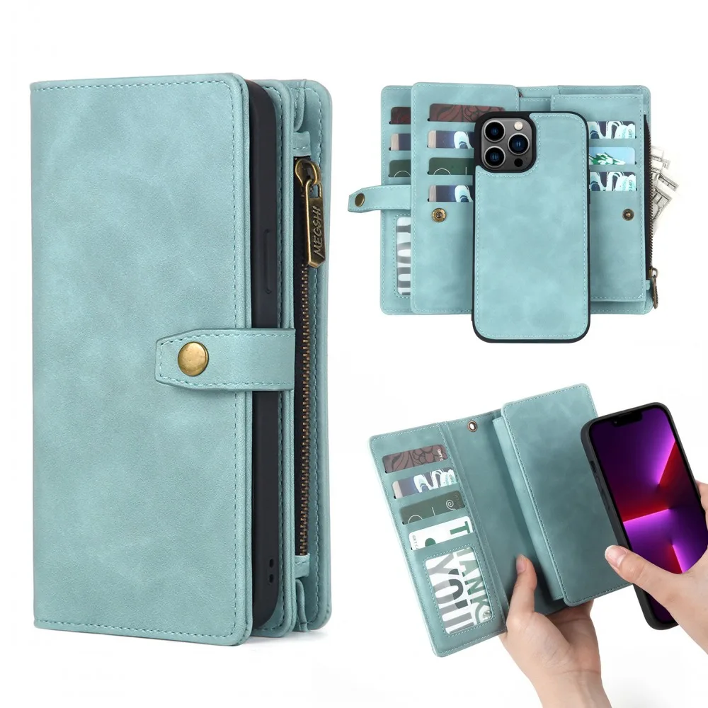 Подходит для Samsung S23, чехол для телефона, многофункциональный кожаный чехол для телефона Samsung S21, чехол-кошелек для телефона, откидной чехол, кожаный чехол