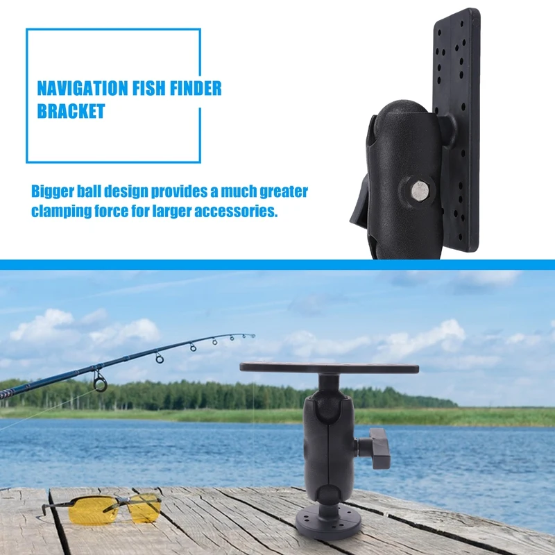 Высокопрочное шаровое Крепление из нейлона + ТПУ с эхолотом и универсальной