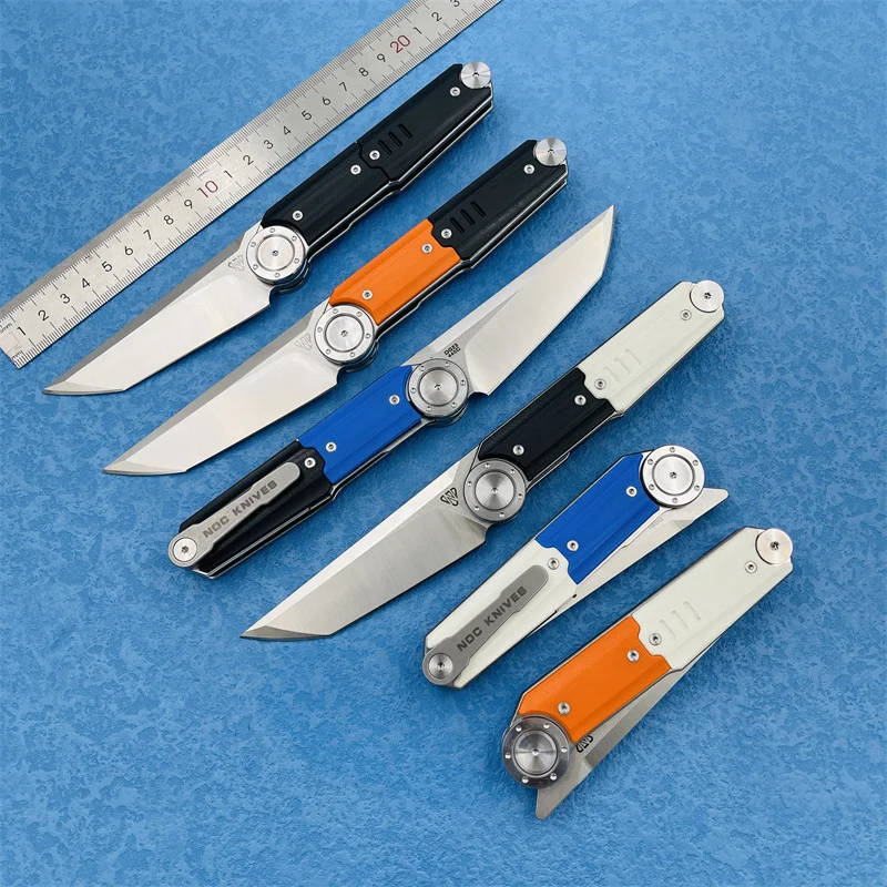 NOC DG-23 Складной нож 440C Лезвие G10 ручка тактическая фотокарманный Открытый Рыбалка
