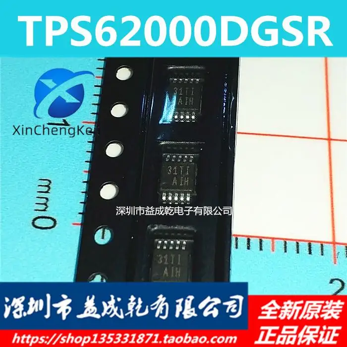 

30pcs original new TPS62000DGSR TPS62000 silk screen AIH MSOP10 DC DC converter