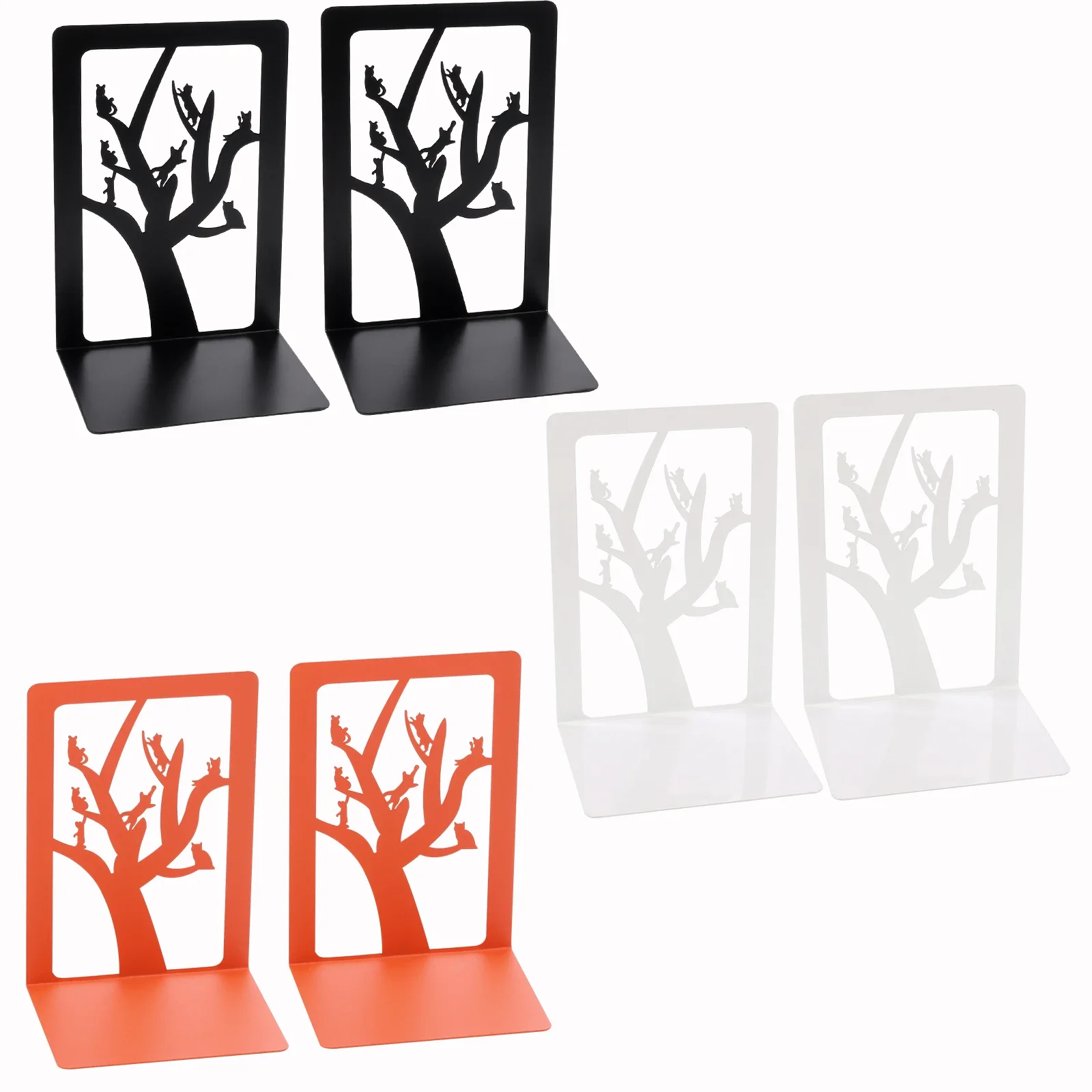 Металлические подставки для книг в милых животных школ и офисов.