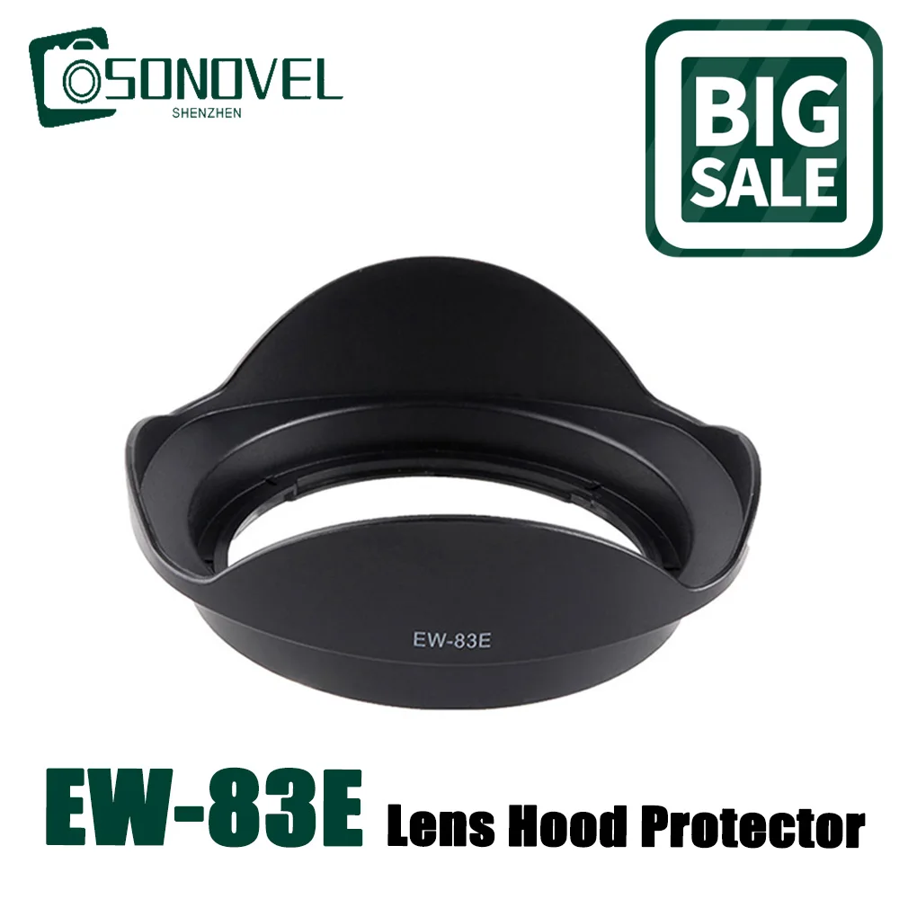 

Бленда для объектива с цветочным рисунком, защита байонета для Canon EOS EF 16-35 мм 17-40 мм f/4L USM EW-83E 10-22 мм 77 мм, Аксессуары для фотоаппаратов