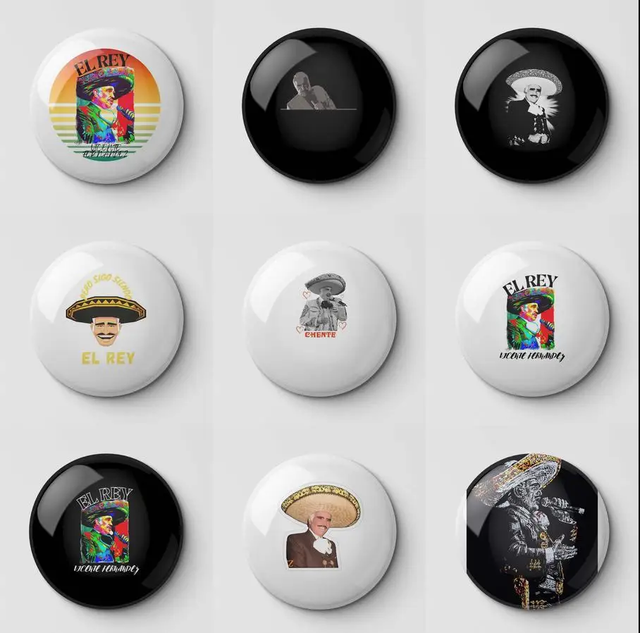 Vicente Фернандес хенте мягкая булавка для пуговиц индивидуальный дизайн модный