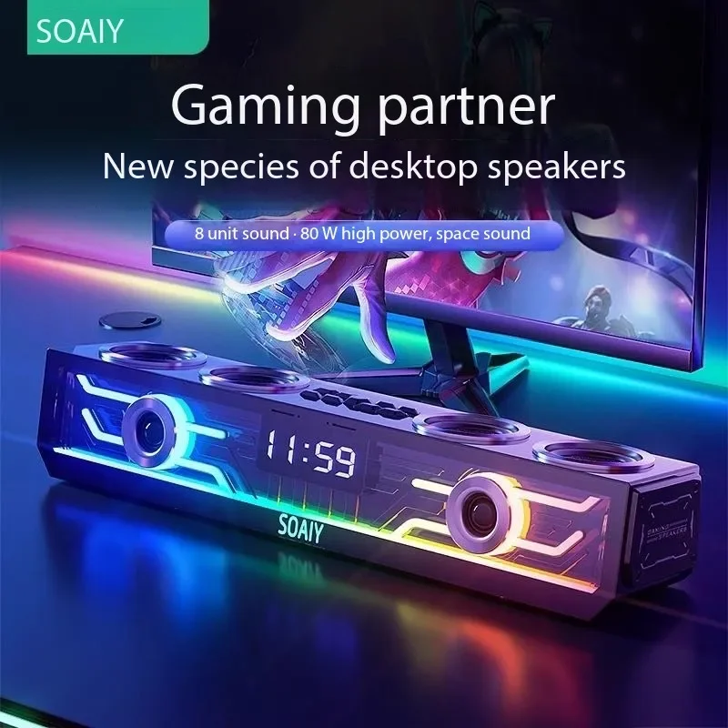 Стерео звуковая панель SOAIY SH01 для телевизора/ПК