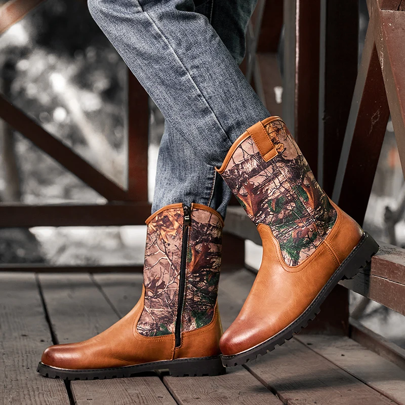 Размер 38-46 модные мужские джинсовые ботинки повседневные деловые удобные Челси