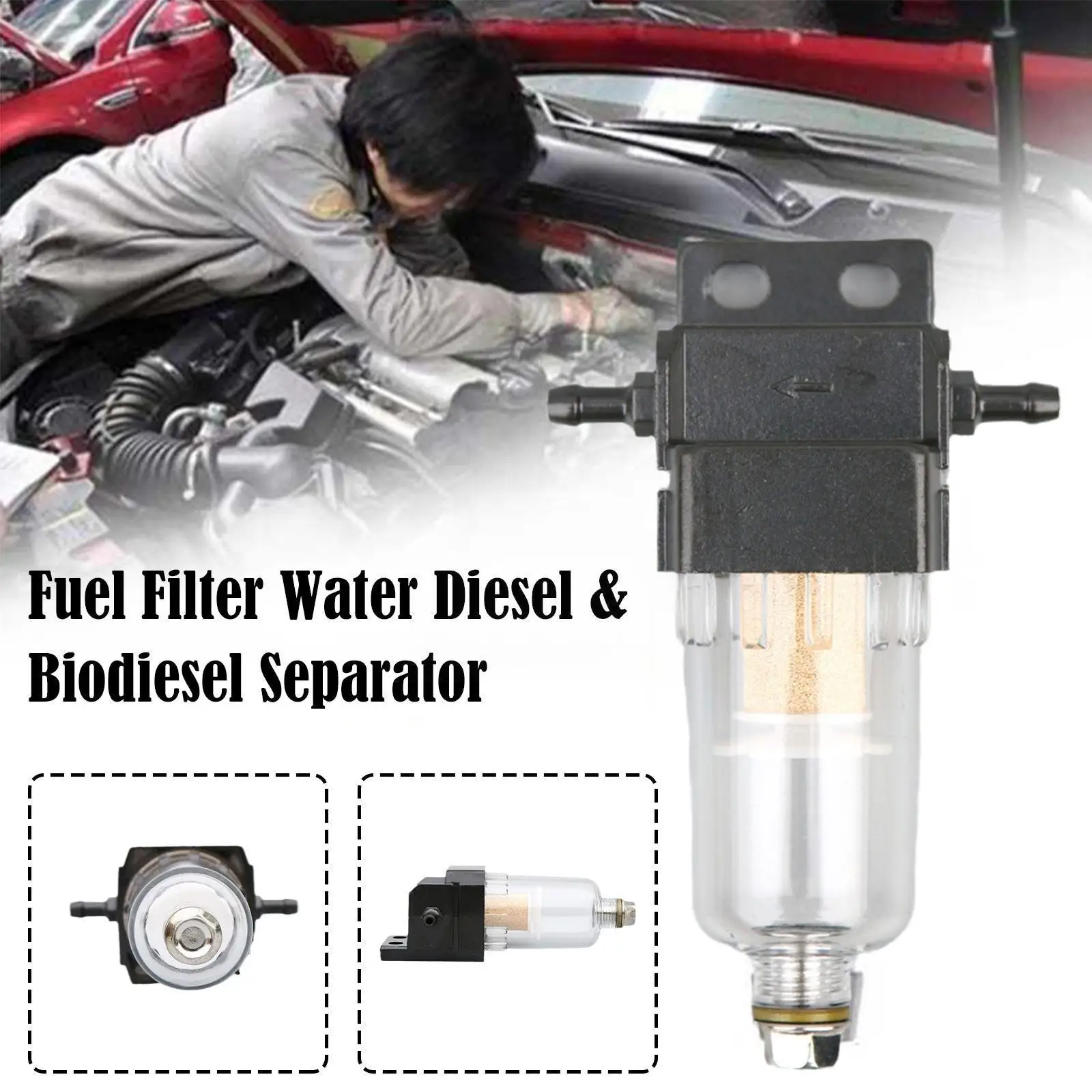 

Car Fuel Filter Water Separator Kit For Webasto Ebersacher Water Separator Heater & Bio Car Fuel Engine Access Q7m8