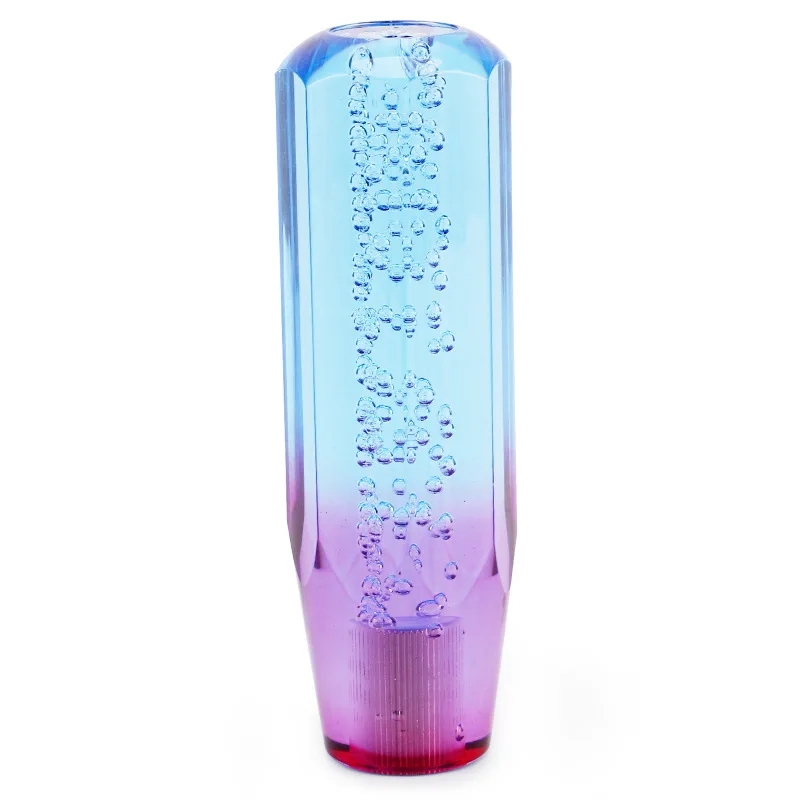 

Car Manual Shift Knob Gear Shifter Head Shift Knob Stick Crystal Transparent Bubble Purple Blue Throw Gear Shifter 15cm Durable