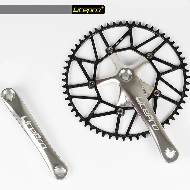 Легсветильник велосипедная звезда Litepro 130 BCD 46/48/50/52/54/56/58T полая Звездочка BMX