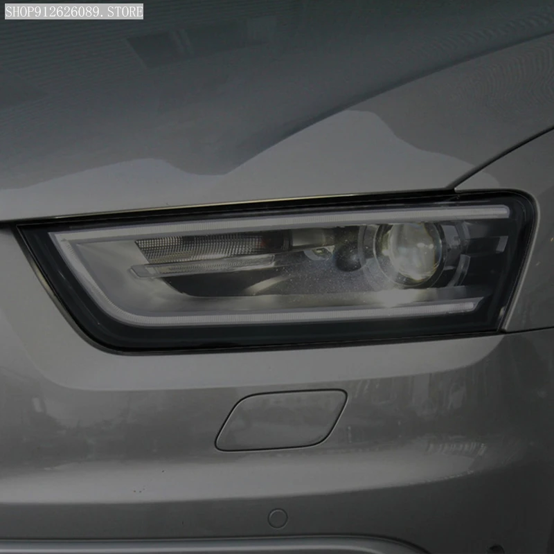 

2 шт., автомобильные виниловые наклейки для фар Audi Q3 8U RSQ3 2012-2018