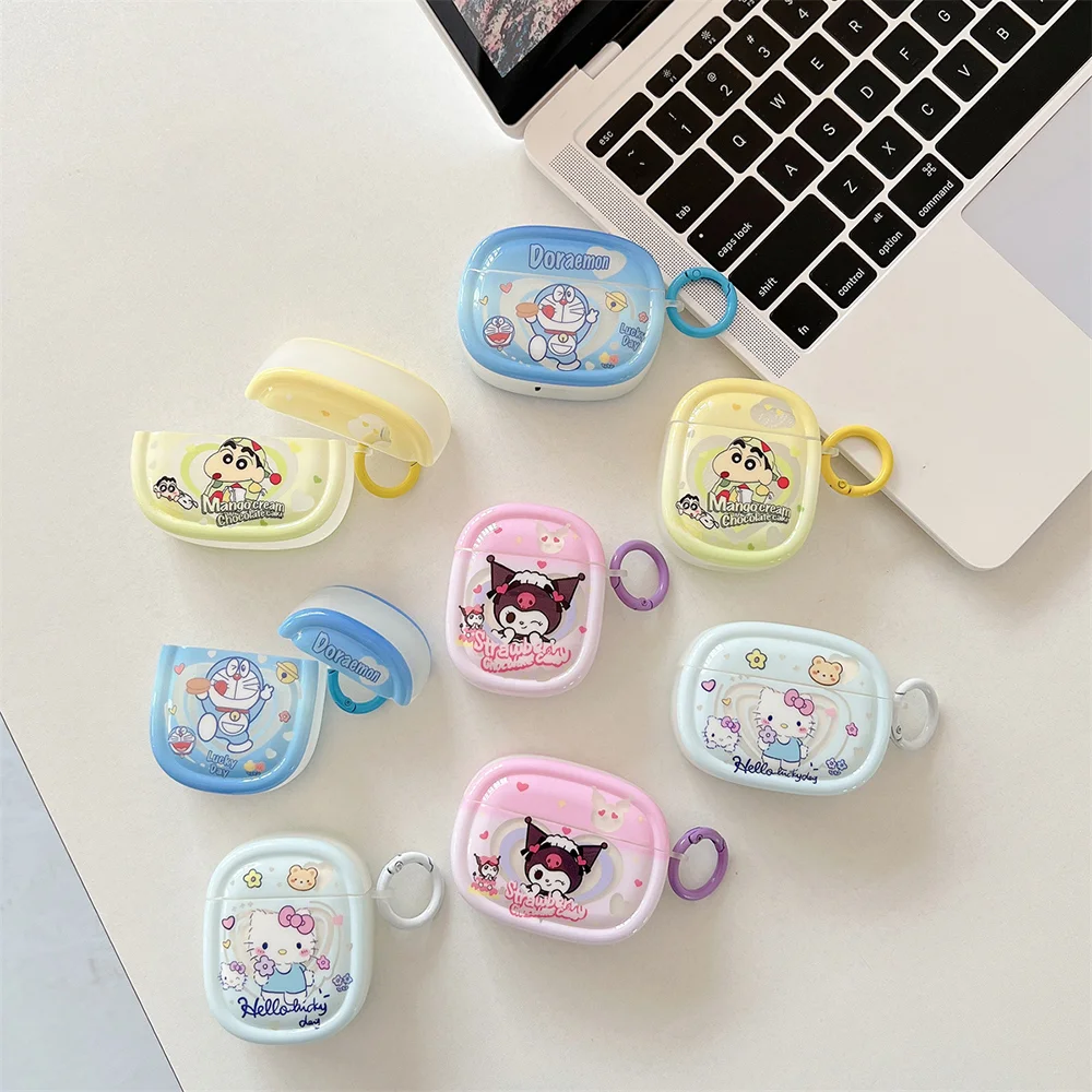 

Sanrio Hello Kitty Kuromi For AirPods 1 2 3 Cases Apple AirPods Pro 2nd Case IPhone Earphone Accessories Air Pod Anti-fall Cover