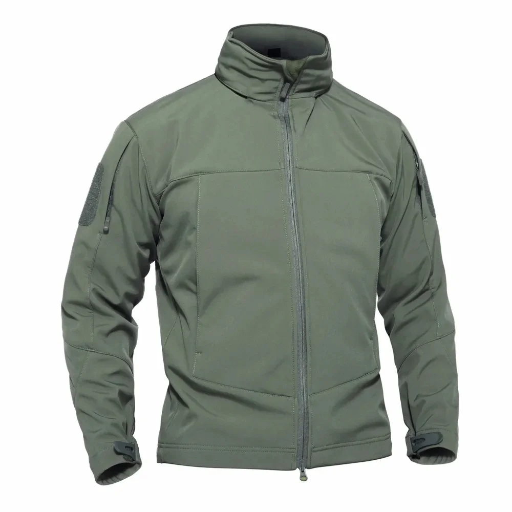 Тактическая флисовая куртка с мягкой оболочкой для мужчин Модернизированная