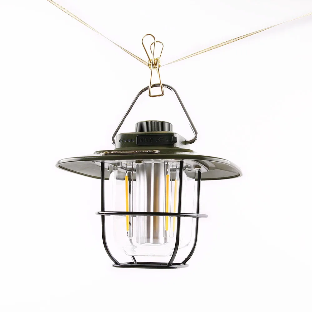 

Outdoor LED Portable Tent Type C Charging Camping Hanging Light