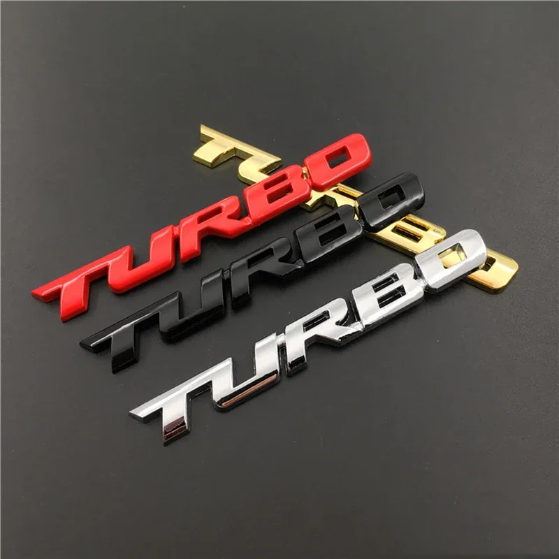 Фото 1 шт. универсальный 3D металлический буквенный автомобильный Стайлинг TURBO Boost загрузка усиление эмблема значок наклейка автоаксессуары №2