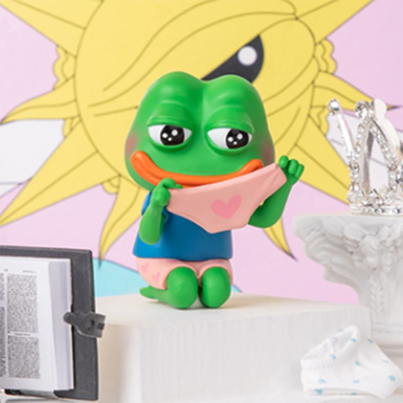 Pepe Sad Frog Lonely and Widow Blind Random Box Toys Surprise Box Guess Bag Kawaii Modle Cute Ornaments Figures Doll Girls Gift