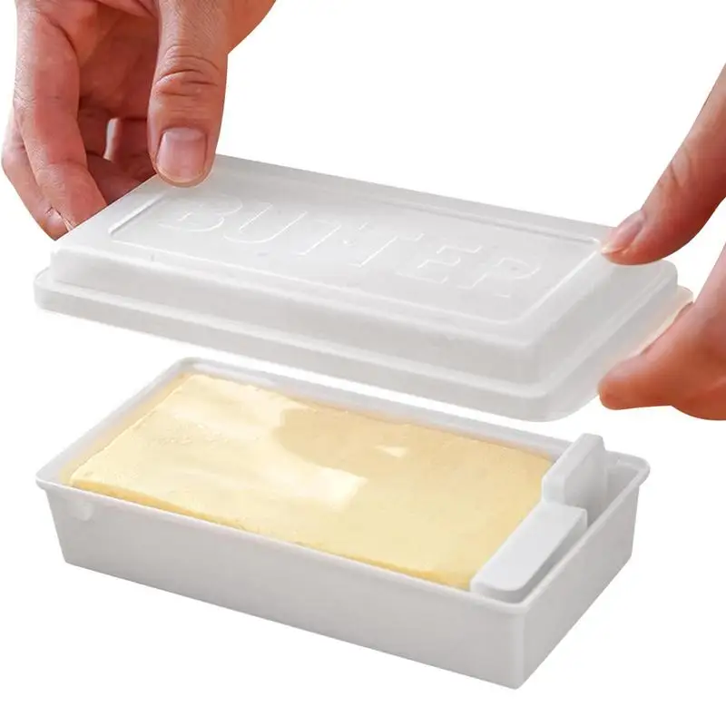 

Butter Box With Lid Sealing French Butter Keeper Dish With Slicer Multifunctional Storage Container For Butter Cheese Kitchen