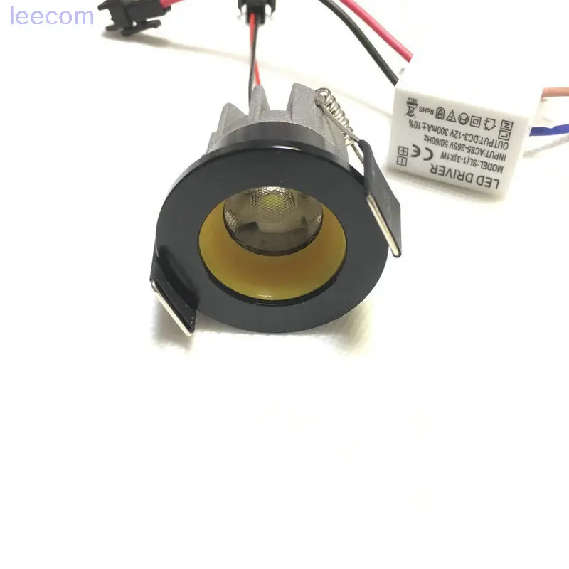 

Мини-светильник для кухни, 4 шт./партия, белый, черный светильник для шкафа под 45 мм, Точечный светильник faretto, светодиодный потолочный встраи...