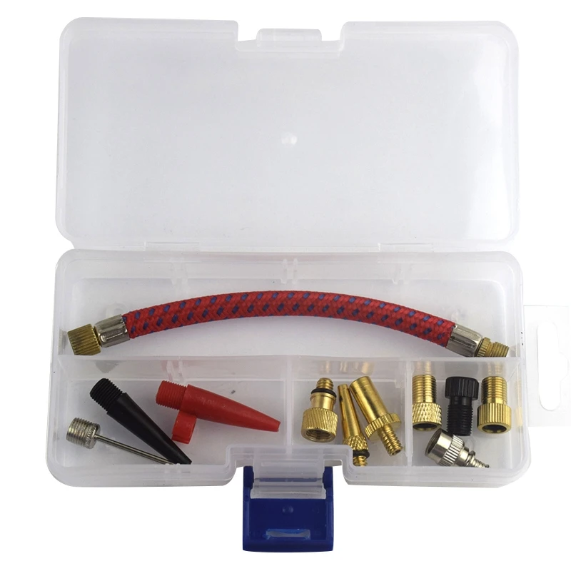 

Tire Air Hose Adapters Kit Outdoor Anti-resistance Repairing Elements