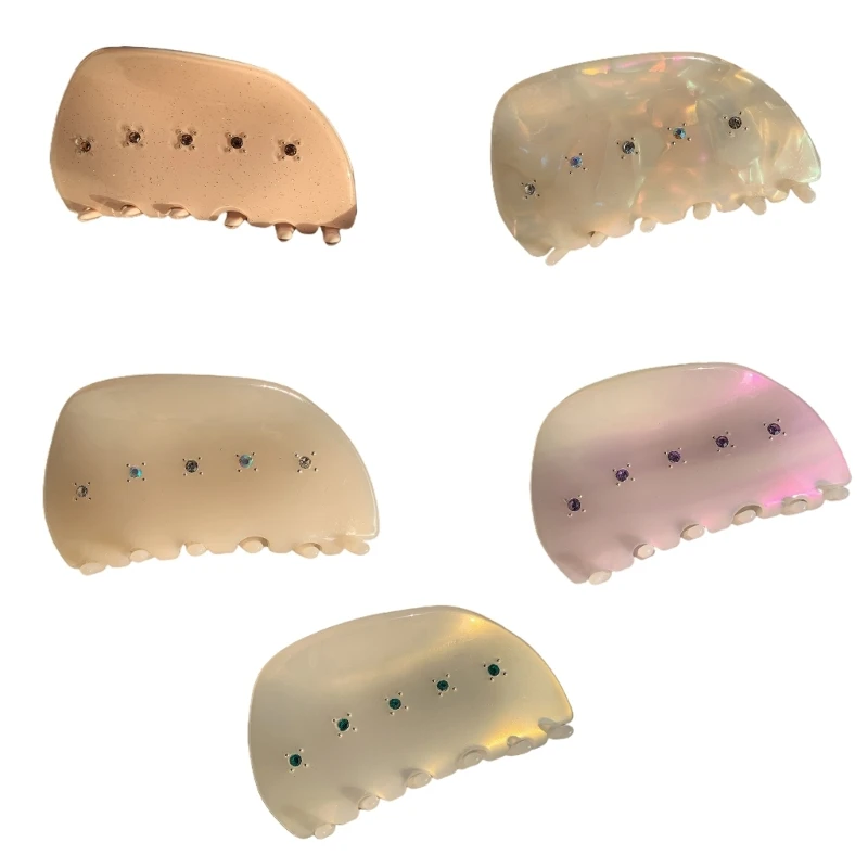 Ful Nacreous Hair Catch Barrettes Ponytail Holder Hair Props