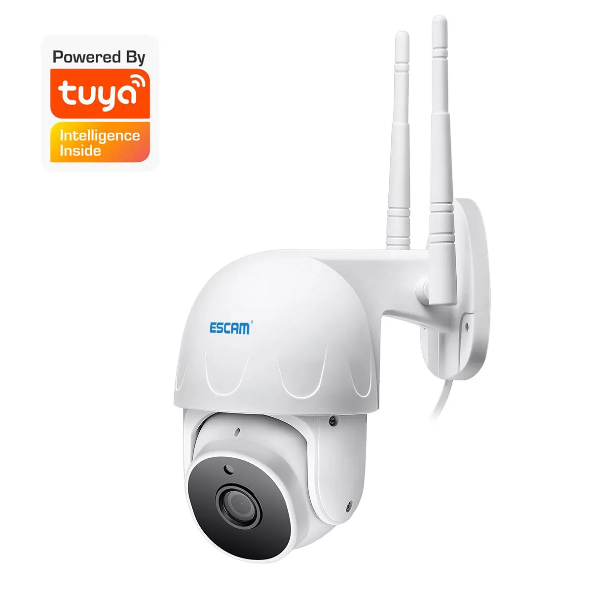 

ESCAM TY100 Tuya Smart IP Camera WIFI 1080P Waterproof Security Camera with IR Night Vision for Outdoor Indoor Alarm System