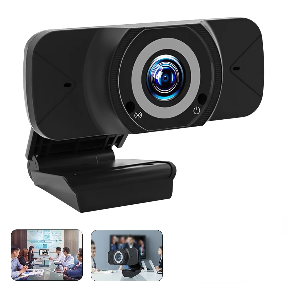 

Компьютерная камера USB HD веб-камера 1080P Drive Free Live Cam 30FPS 3 Mega с автофокусом и микрофоном для онлайн-встреч, видео-чата