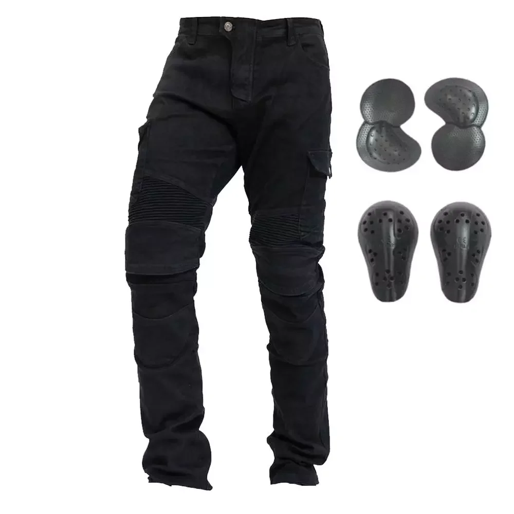 

Upgrade Motorcycle Riding Pants Moto Pantalon Jeans Motocross Racing Trousers Off Road Armor Protective Pants With Knee Hip Pad