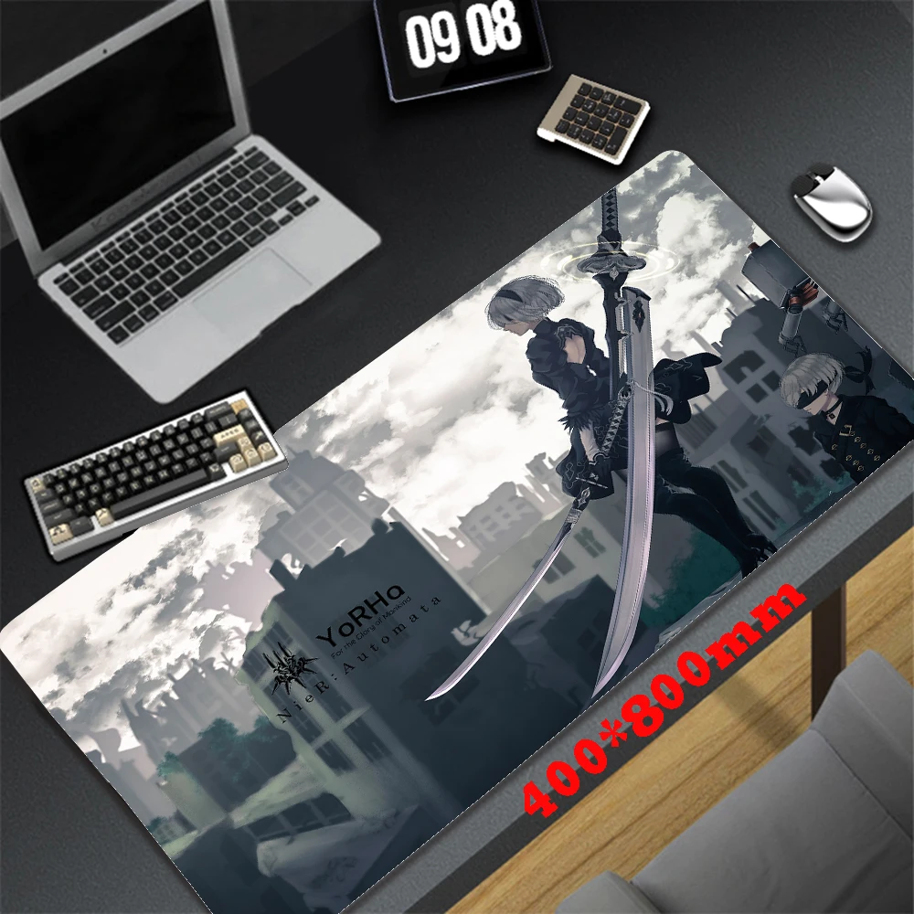 

Large Mouse Pad Nier Automata Sailor Moon Gaming Sexy Desk Mat Laptops Office Accessories Non-Slip Soft Smooth Genshin Impact