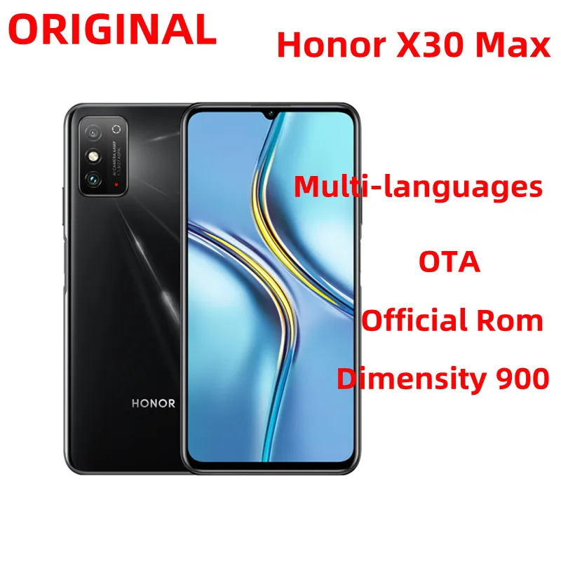 

Смартфон Honor X30 Max, Android 7,09, основная камера 64 мп, 22,5 Вт, 5000 мАч