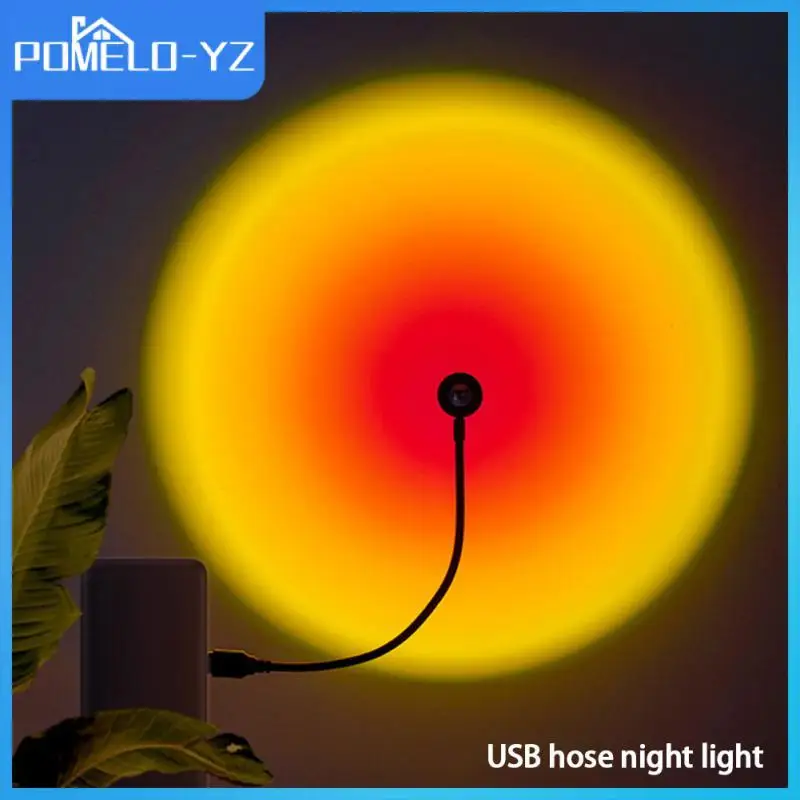 

LED Projector Lamp Rainbow Atmosphere Led Night Light for Home Bedroom Coffe Shop Background Lightings Home Decoration
